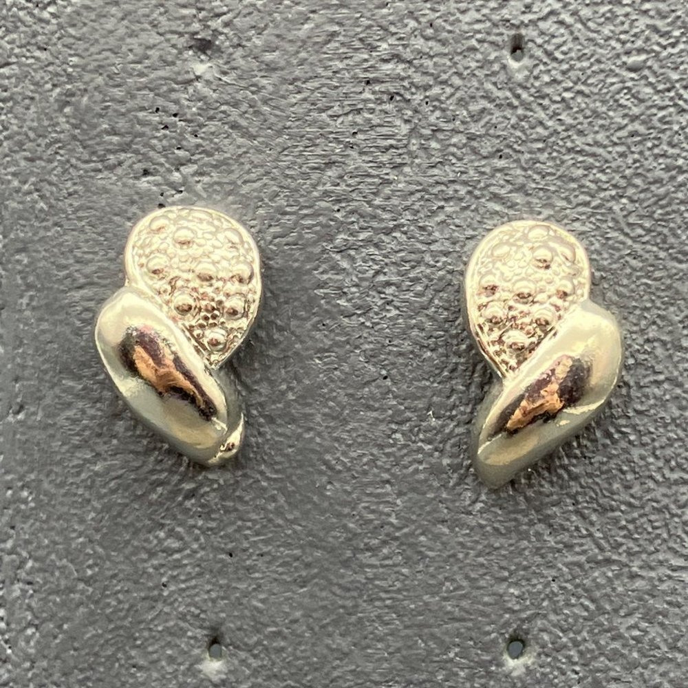 Jordache Pierced Earrings Silver Stud Dotted Minimalist Cactus Soft Girl BoHo